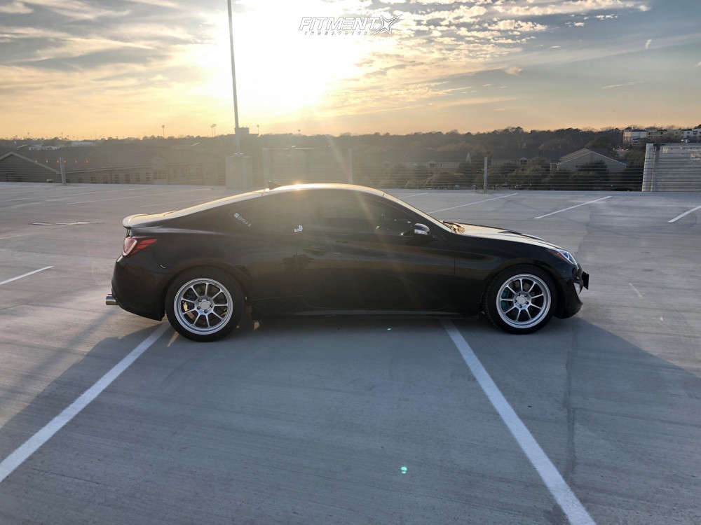 2015 Hyundai Genesis Coupe 3.8 with 18x8.5 Motegi Mr135 and Falken ...