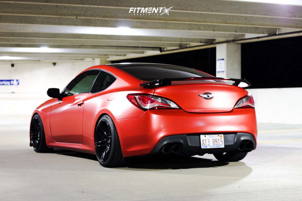 2013 Hyundai Genesis Coupe 2.0T with 18x9 Cosmis Racing S5r and Hankook ...