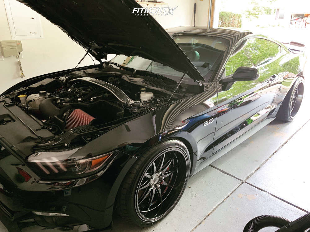 1 2017 Mustang Ford Gt Premium Eibach Lowering Springs Xxr 527d Machined Black