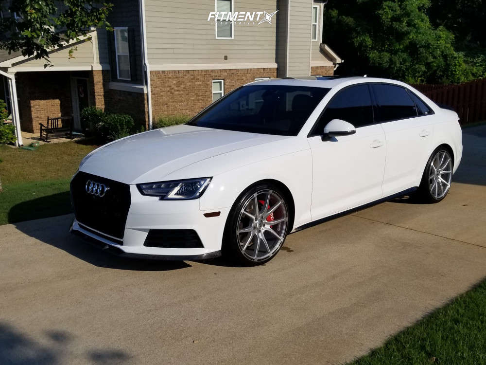2017 Audi A4 Premium Plus with 20x9 Asanti Black Abl-13 and Ohtsu
