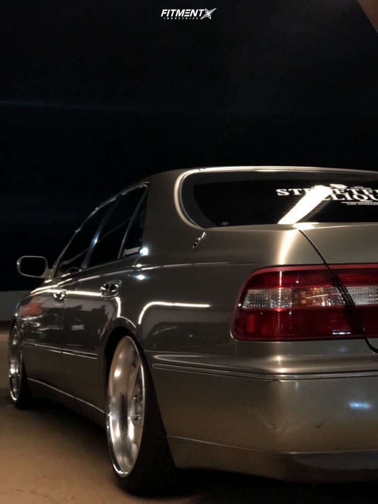 Infinity Q45 Rear 1997 INFINITI Q45 Base with 19x9 Work Euroline and Nankang 235x35 on ...