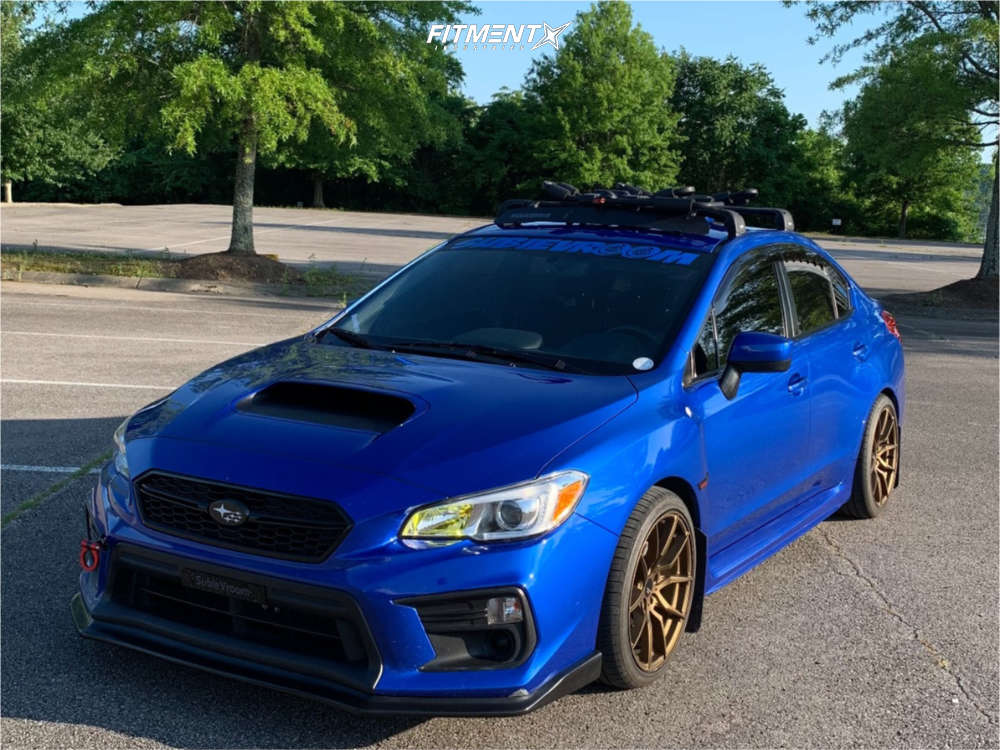 2018 Subaru WRX Base with 18x9.5 Option Lab R716 and Velozza
