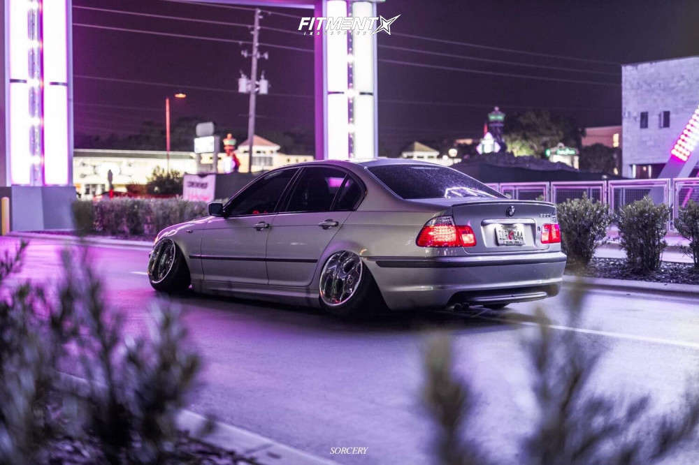 2004 BMW 330i Base with 17x10.5 Work VS SD and Rhino 215x40 on ...