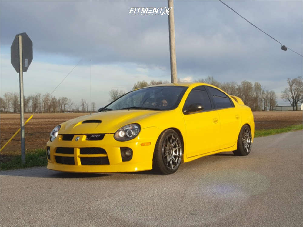 リクエストまとめ、カスタムビンスエ andリバースクリームイエロー 2003 Dodge Neon SRT-4 with 17x8.25 XXR 527 and Milestar 205x40 on
