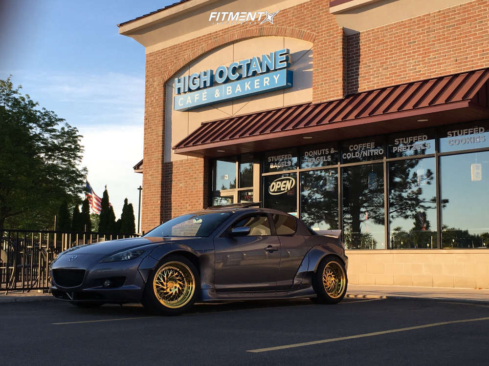 2004 Mazda RX-8 Base with 18x10.5 Aodhan Ds03 and Nitto 295x30 on ...