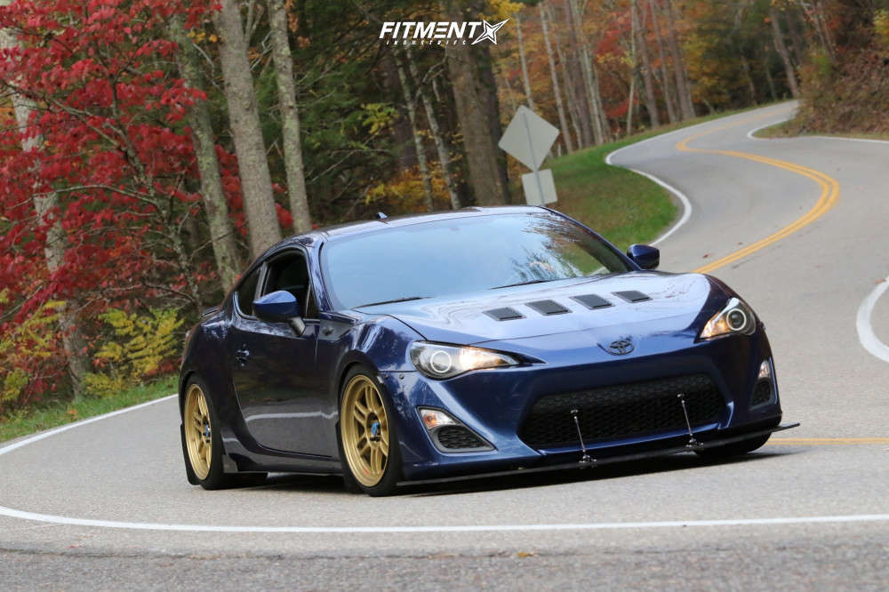 2015 Scion FR-S Base with 17x9 Enkei RPF1 and Bridgestone 245x40 on ...