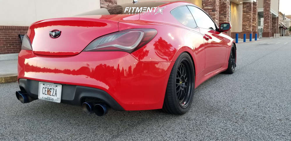 2013 Hyundai Genesis Coupe 3.8 Track with 19x8.5 ESR SR01 and Toyo ...