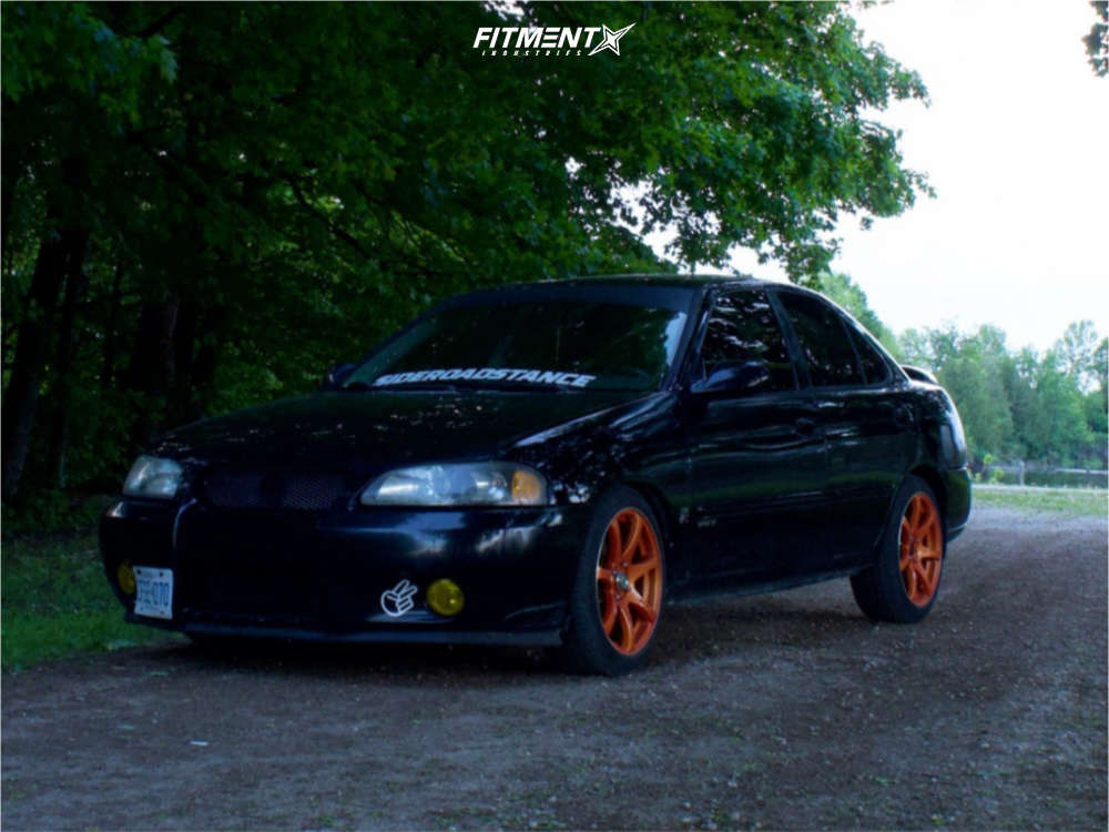 2003 Nissan Sentra SE-R Spec V with 17x7 RTX INK and Michelin 215x45 on ...