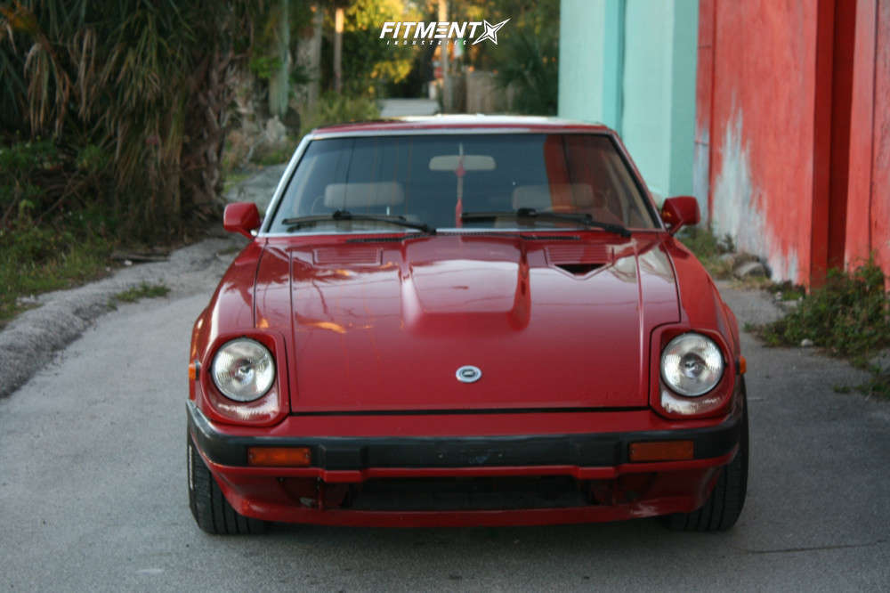 1982 Nissan 280ZX Base with 17x9 Work Zistance W10m and