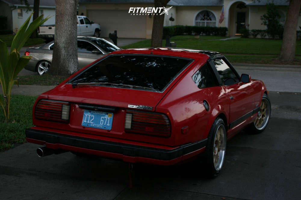 1982 Nissan 280ZX Base with 17x9 Work Zistance W10m and