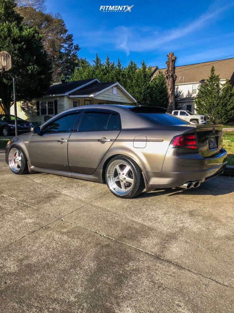 2008 Acura TL Type-S with 18x9.5 ESR SR04 and Nankang 245x35 on ...