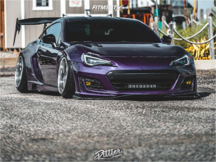 2017 Subaru BRZ Limited with 18x10.5 Work VS XX and Federal 225x35 on