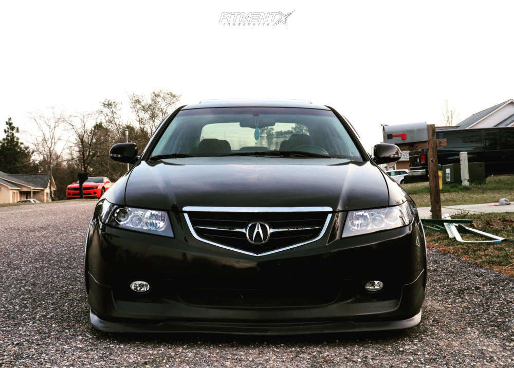2005 Acura TSX Base with 18x9.5 Cosmis Racing XT-206R and Federal