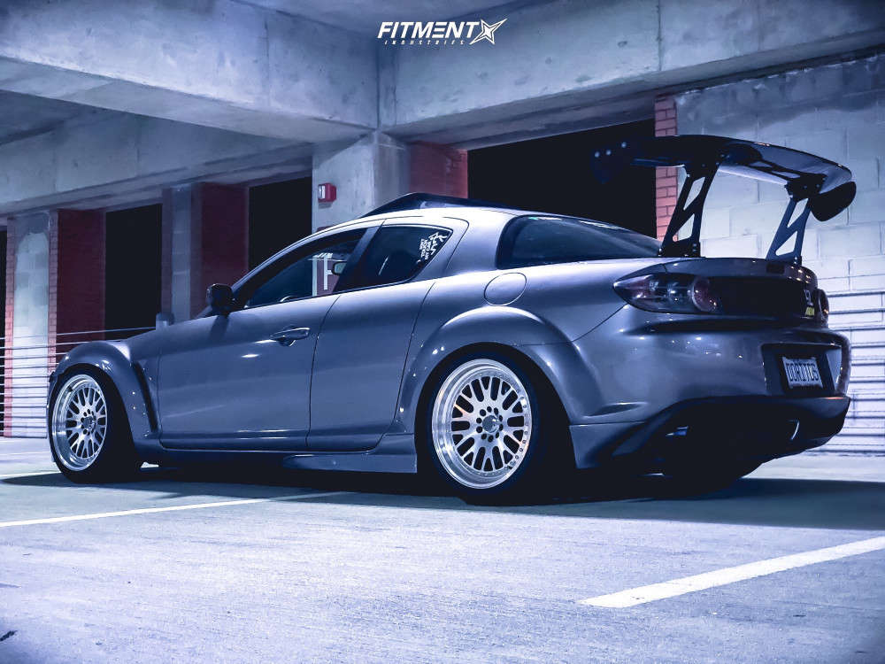 2004 Mazda RX-8 Base with 18x9.5 Varrstoen Es7 and Achilles 245x40 on ...