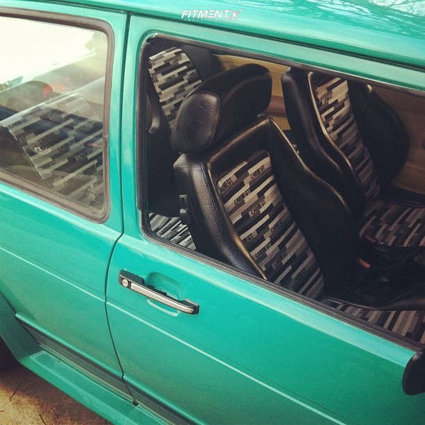 1983 Volkswagen Rabbit L with 16x8 ARE 398 Mesh Wheels and Toyo Tires ...