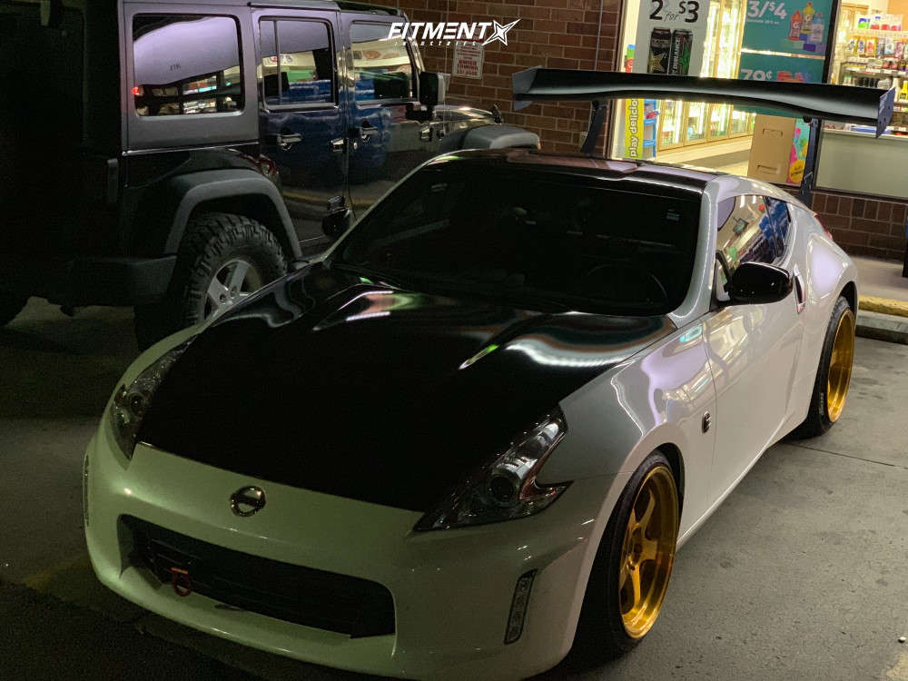 2016 Nissan 370Z Base with 19x9.5 Aodhan Ah03 and Nankang 235x35