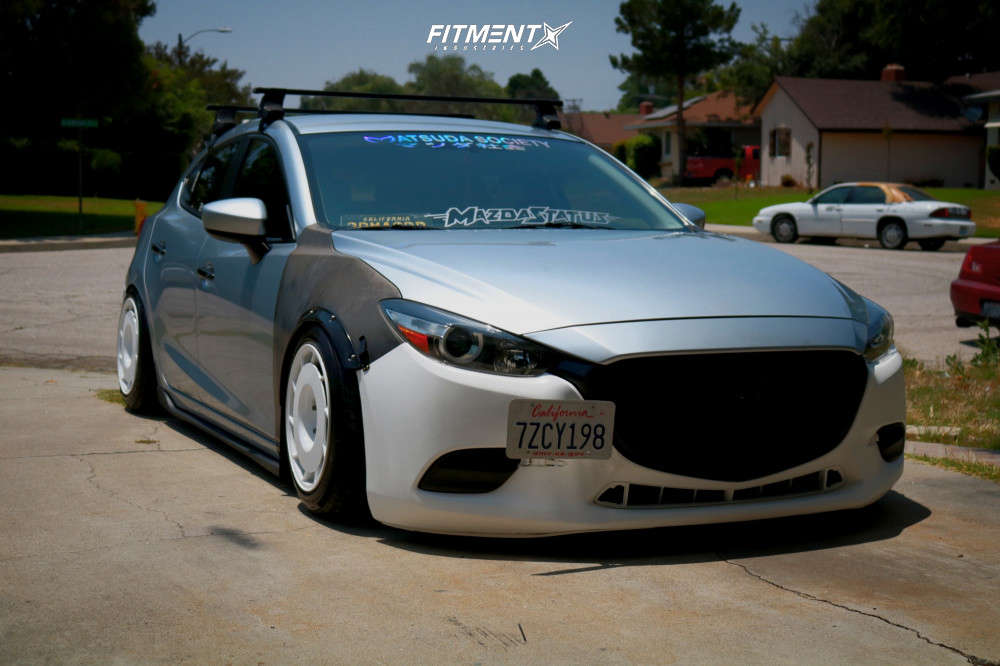 2017 Mazda 3 Sport with 16x9.5 Enkei Salad Shooters and Achilles