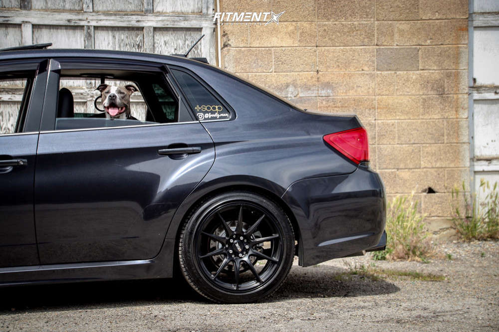 2011 Subaru WRX Base with 18x8.75 XXR 527 and Dunlop 225x45 on