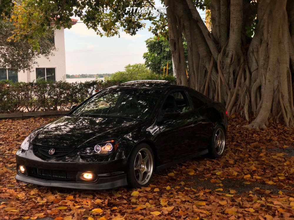 2004 Acura Rsx Type S 2dr Hatchback 2 0l 4cyl 6m With 17x8 5zigen Fn01r C And Achilles 215x45 On Coilovers 733918 Fitment Industries