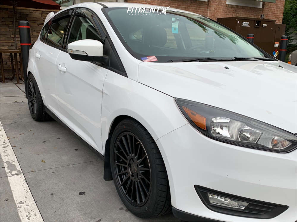 Option Lab Rims R716 Focus 2016 Ford Focus SE with 17x8 Option Lab R716 and Federal 235x45 on ...