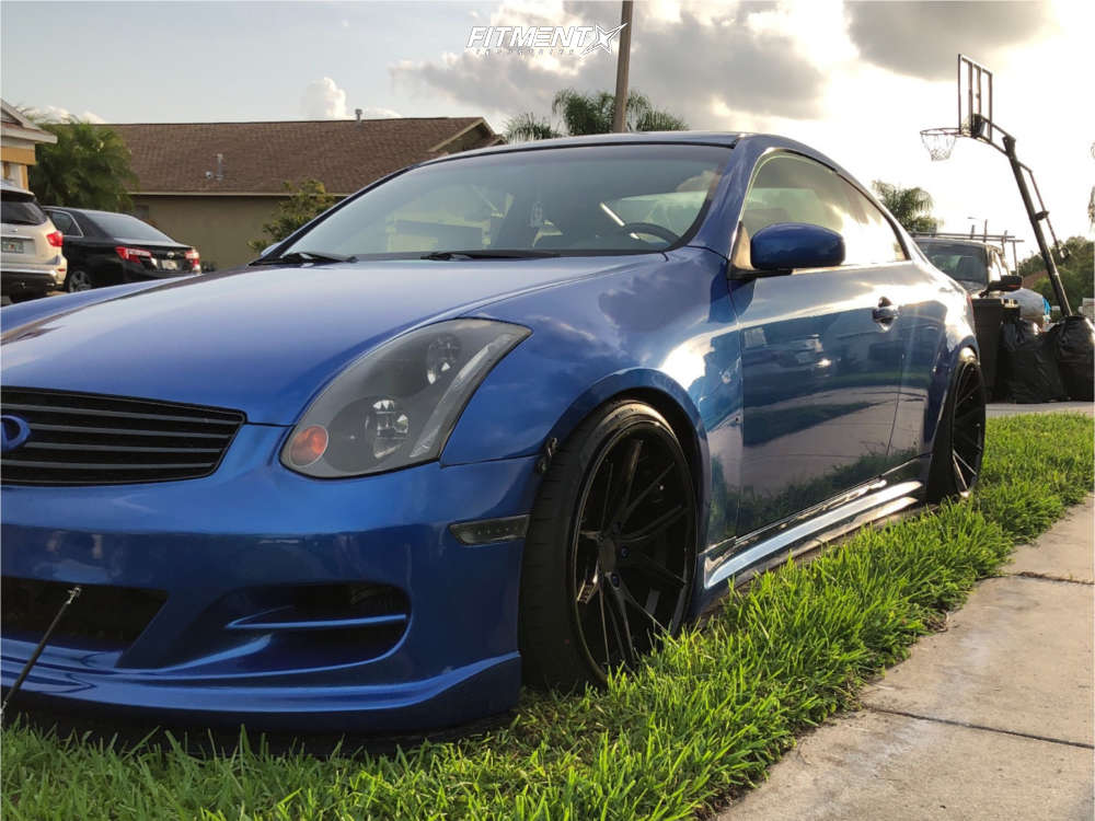 G35 Rear 2003 2003 INFINITI G35 Base with 20x10.5 Ferrada FR2 and Sumitomo 255x30 on ...
