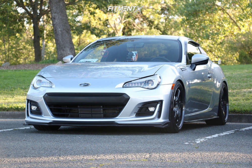 2017 Subaru BRZ Premium with 18x9.5 Rota P45r and Michelin 225x40