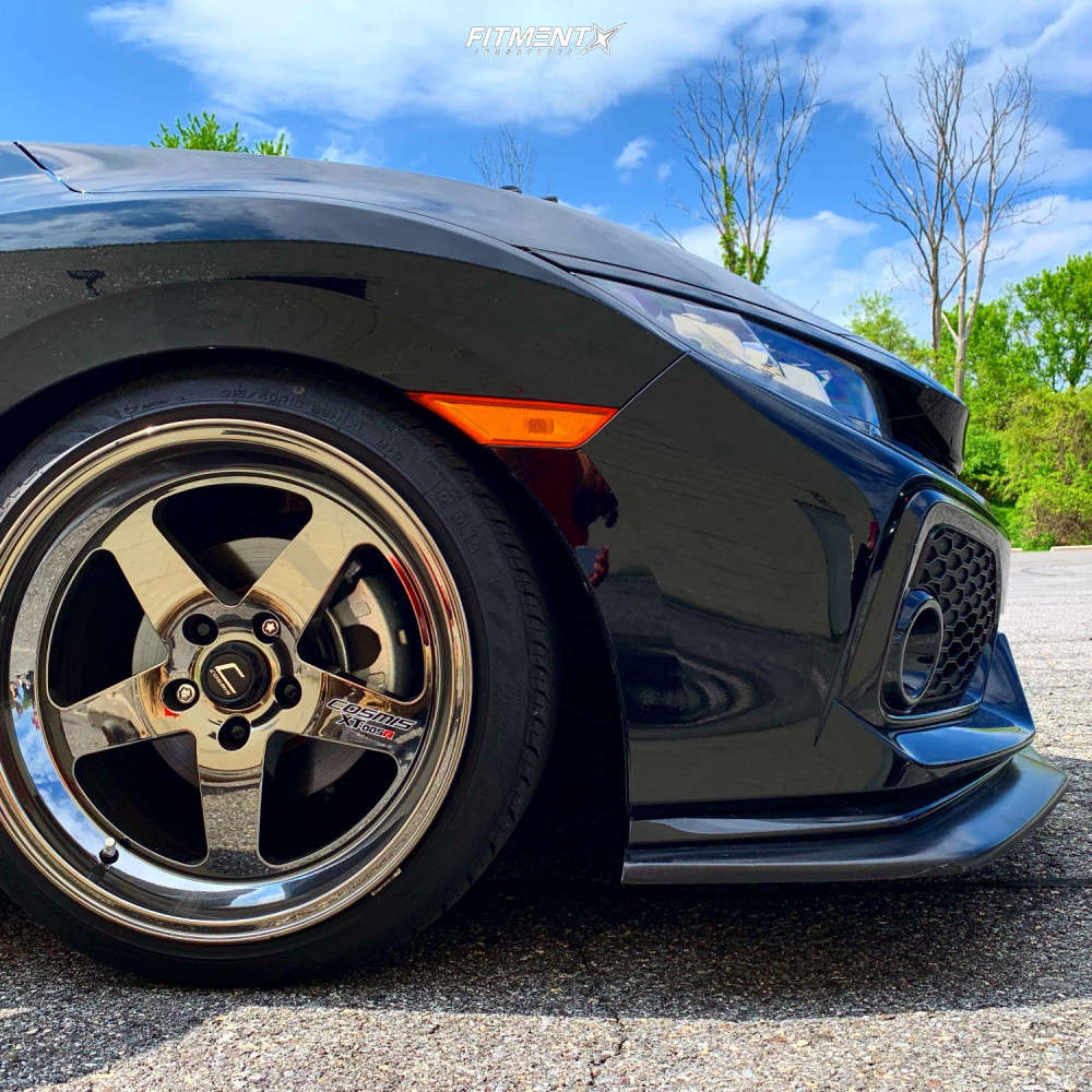 2019 Honda Civic Sport with 18x9 Cosmis Racing Xt-005r and Nankang