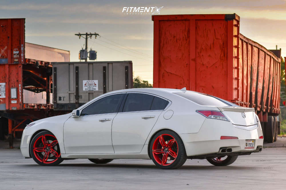 2011 Acura TL SHAWD with 20x8.5 HD Flycutter and Nitto 255x35 on