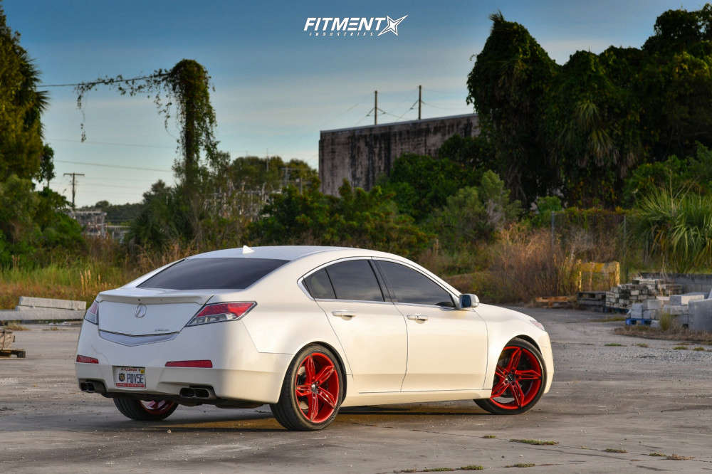 2011 Acura TL SHAWD with 20x8.5 HD Flycutter and Nitto 255x35 on