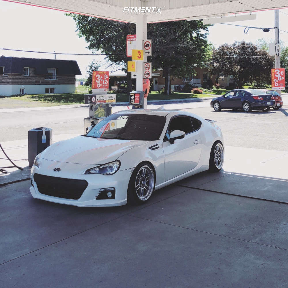 2013 Subaru BRZ Sport-tech with 17x9 Enkei RPF1 and Yokohama