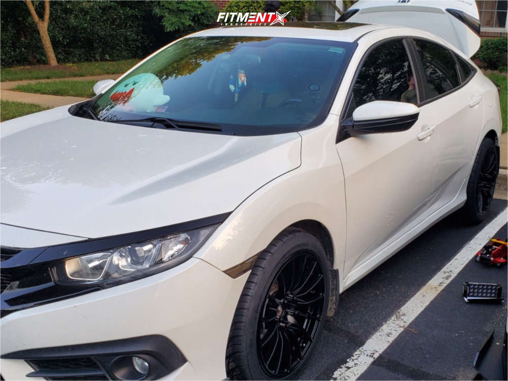 1 2017 Civic Honda Ex L Stock Stock Xxr 550 Black