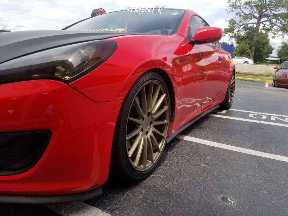 2012 Hyundai Genesis Coupe 2.0T Premium with 19x8.5 Niche Form and ...