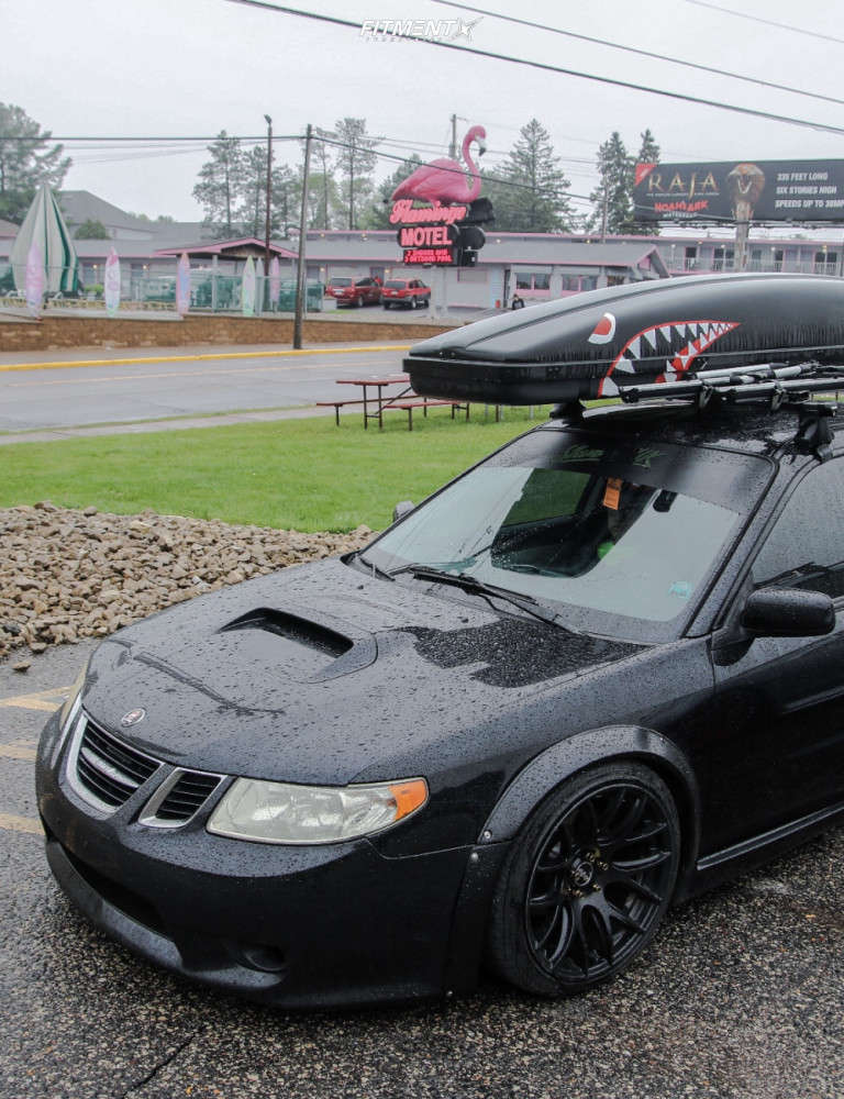 05 Saab 9 2x Aero With 18x9 5 Miro Type 111 And Nankang 235x40 On Air Suspension Fitment Industries 05 Saab 9 2x Aero With 18x9 5 Miro Type 111 And Nankang 235x40 On Air Suspension Fitment Industries