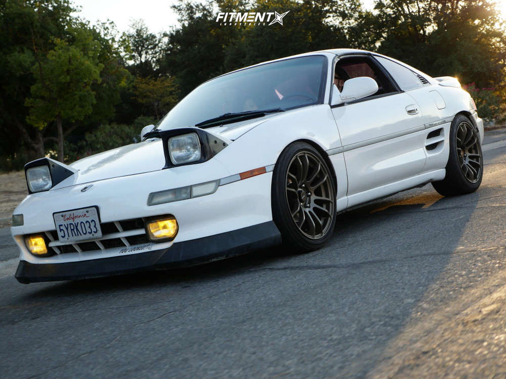 1991 Toyota MR2 Turbo with 18x9.5 AVID1 AV20 and Federal 215x40 on