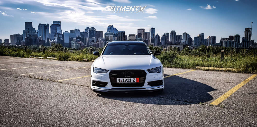 2016 Audi A7 Quattro Technik with 20x10 Rotiform Blq and Falken 255x35 ...