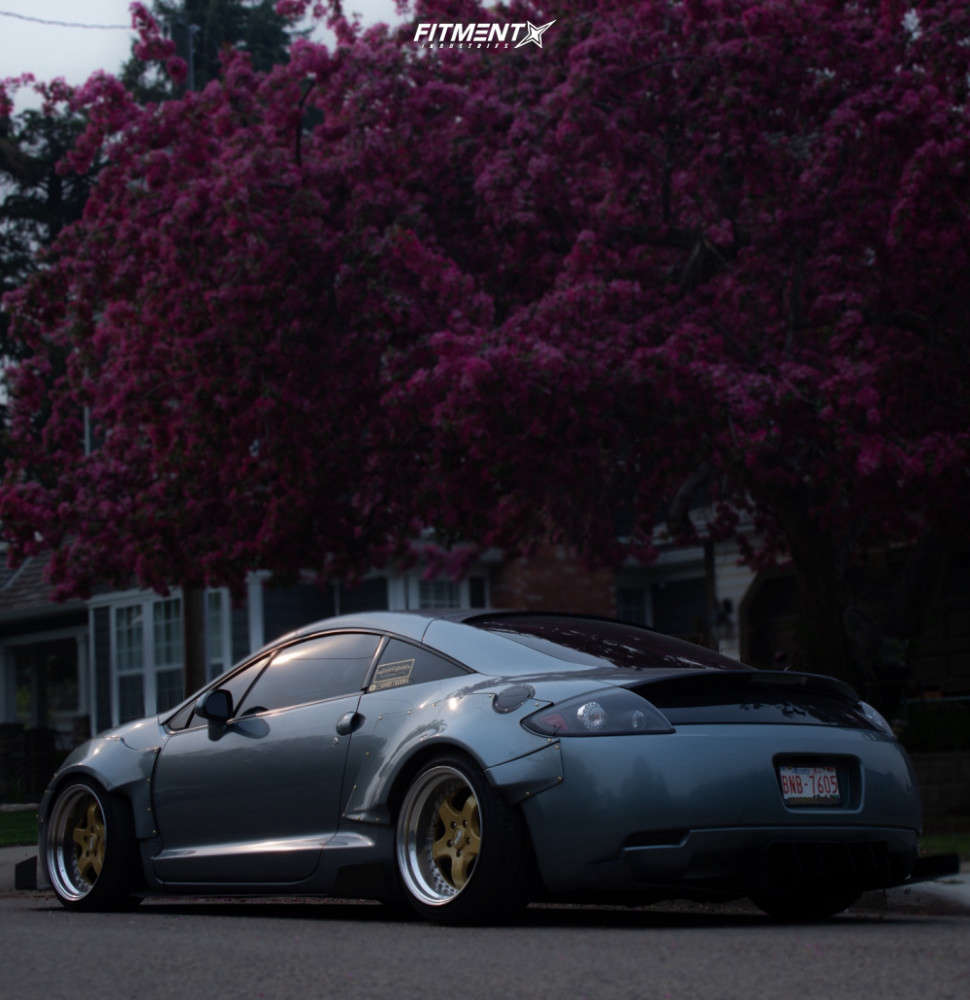 2007 Mitsubishi Eclipse GT with 18x11 Work Equip Anhelo and