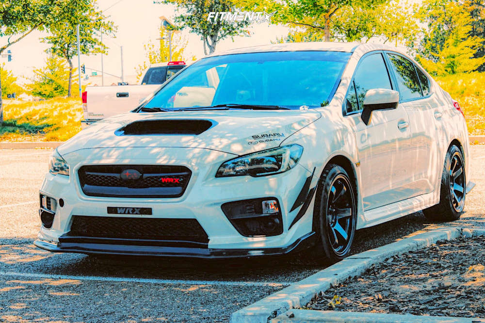 2015 Subaru WRX Base with 18x9.5 Rota Grid and Federal 235x35 on Stock ...