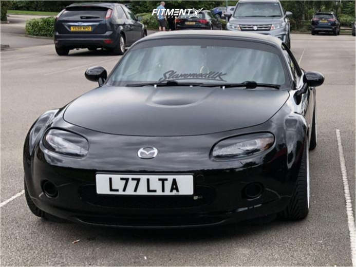 2008 Mazda MX5 Miata Sport with 17x7.5 Japan Racing Jr5 and Uniroyal