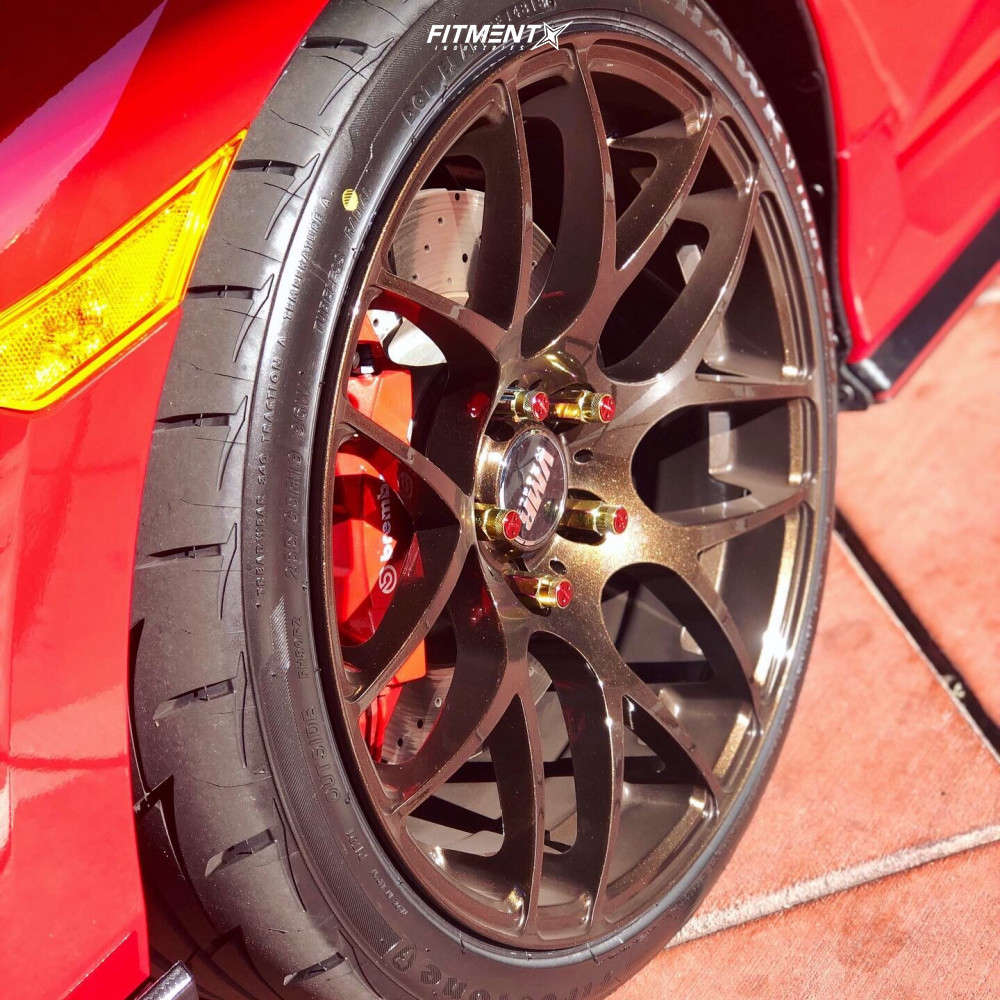 2019 Honda Civic Type R with 19x9.5 VMR V710ff and Firestone 255x35 on ...