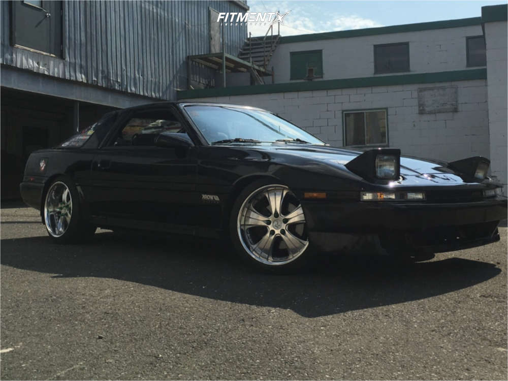 1992 Toyota Supra Turbo with 18x9 Work Bersaglio and Dunlop 235x40
