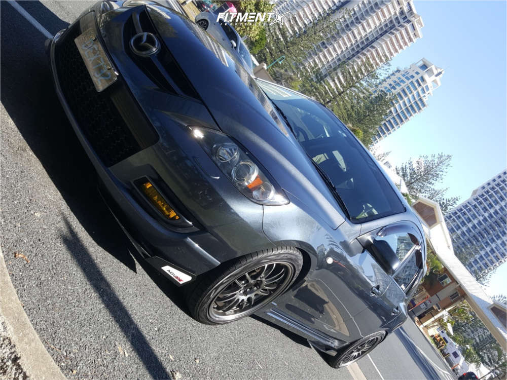 2008 Mazda MazdaSpeed3 Base with 17x8.5 Volk Re30 and Yokohama