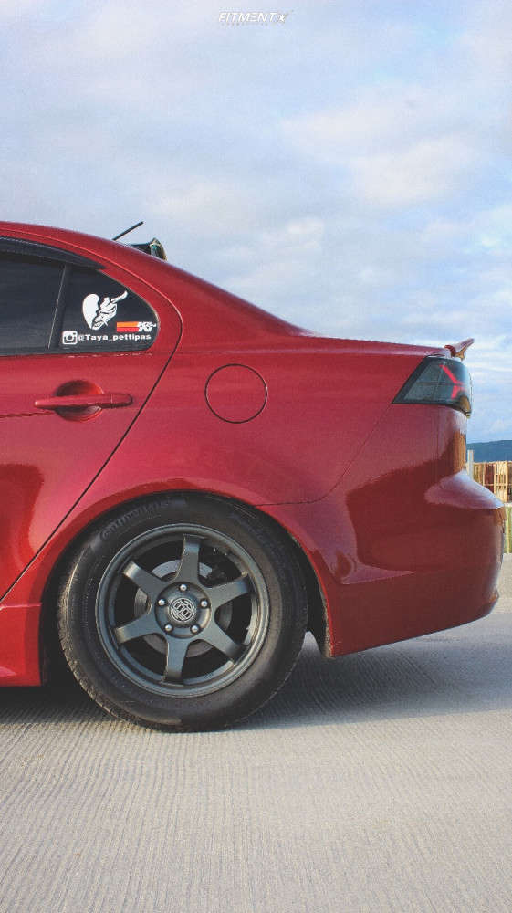 2011 Mitsubishi Lancer ES with 16x6.5 RSSW Rival and Continental 205x60 ...