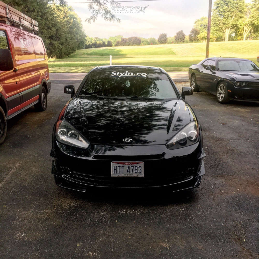 2008 Hyundai Tiburon SE with 17x9 Sparco Assetto Gara and Firestone ...