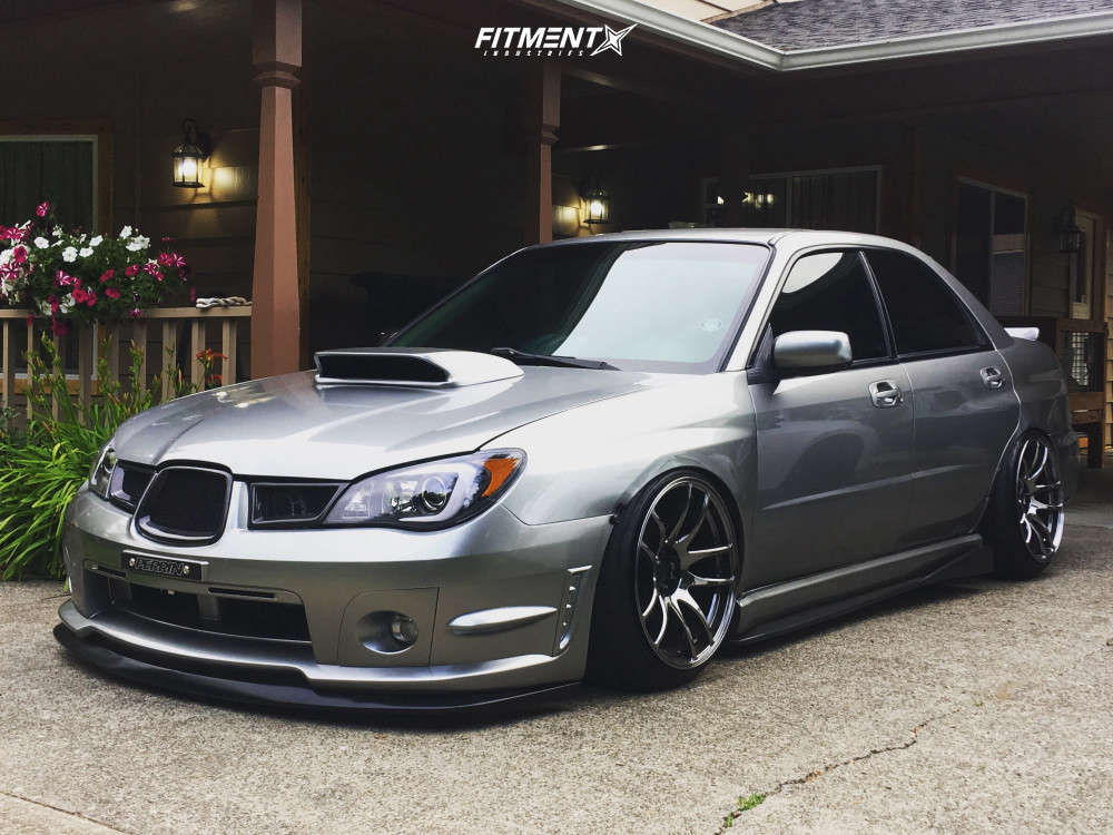 2007 Subaru WRX Base with 18x10.5 ESR Sr08 and Ironman