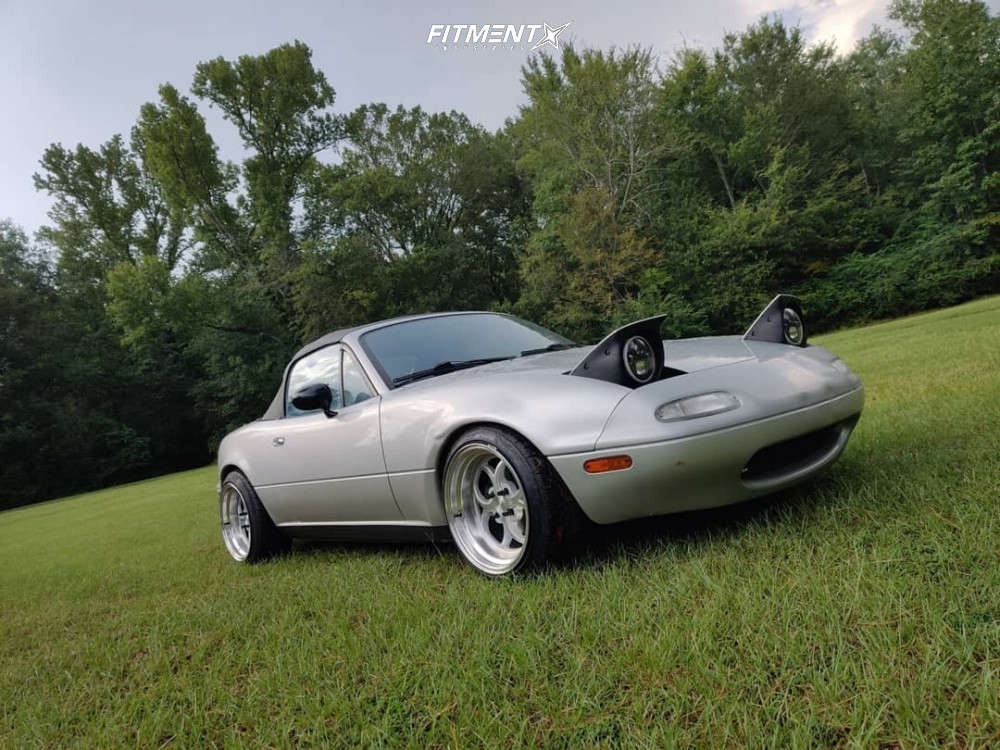1991 Mazda Miata Base with 16x9 Klutch Sl2 and Federal 195x45 on
