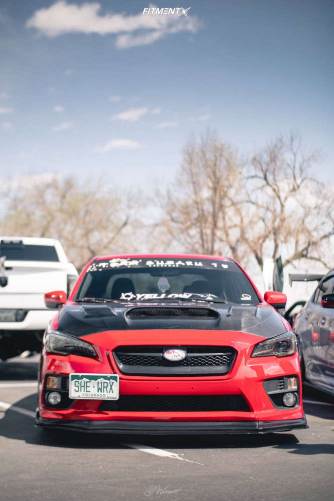 2015 Subaru WRX Limited with 18x9.5 SSR Gtx01 and Michelin 255x35