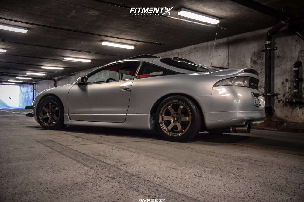 1996 Mitsubishi Eclipse GSX with 17x9 MST Mt01 and Nankang 245x40