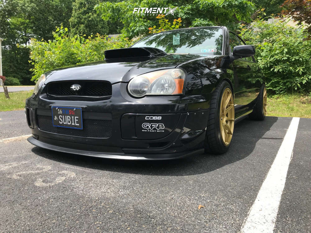 2005 Subaru WRX Base with 18x8.75 XXR 527 and Nitto 235x40 on