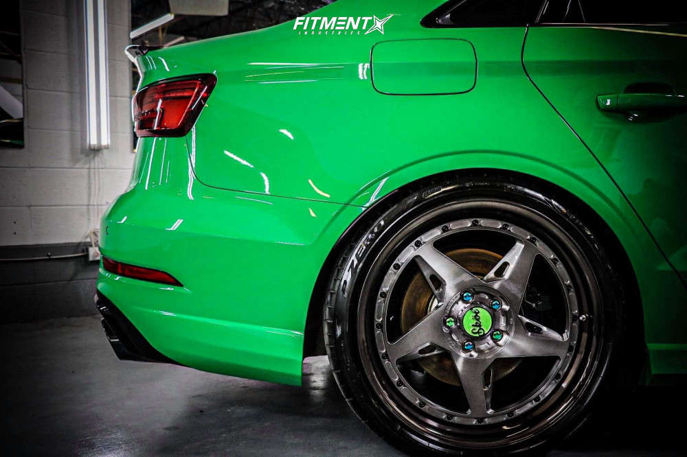 2018 Audi RS3 Base with 19x9 SkÃ¶l Sk6 and Pirelli 255x30 on