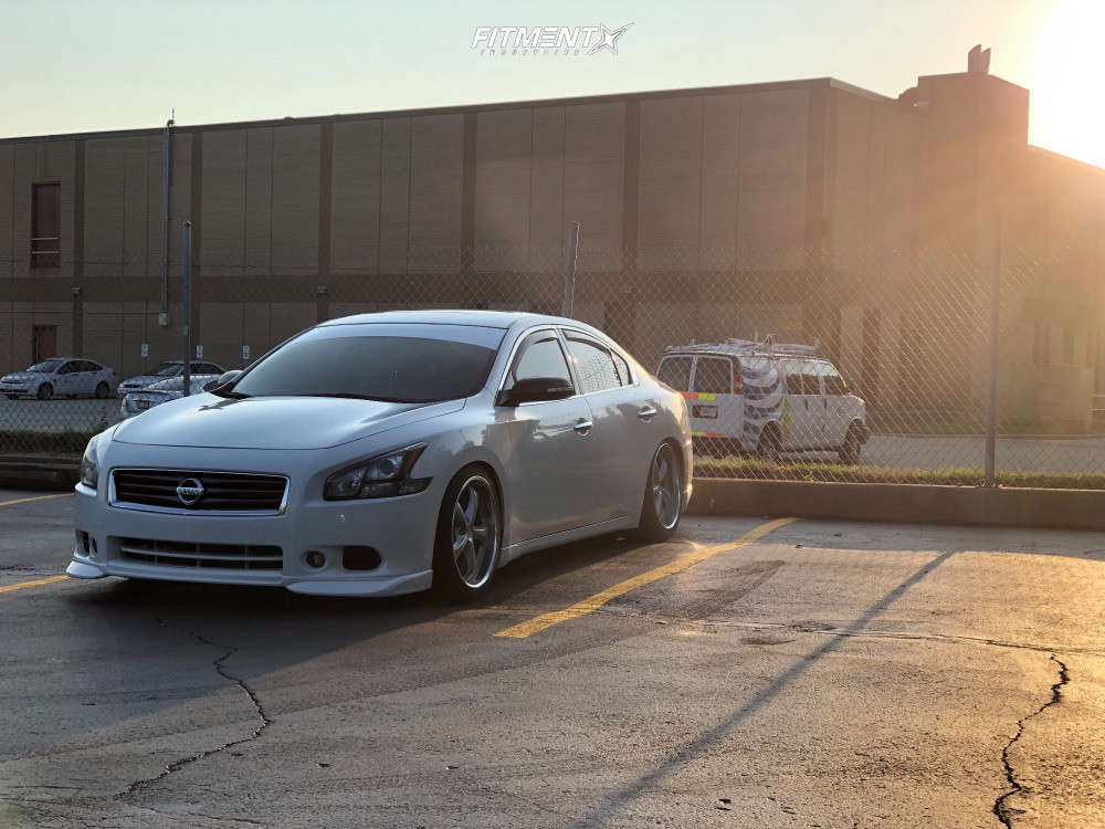 2012 Nissan Maxima S with 19x8.5 Work VS KF and Achilles 225x40 on